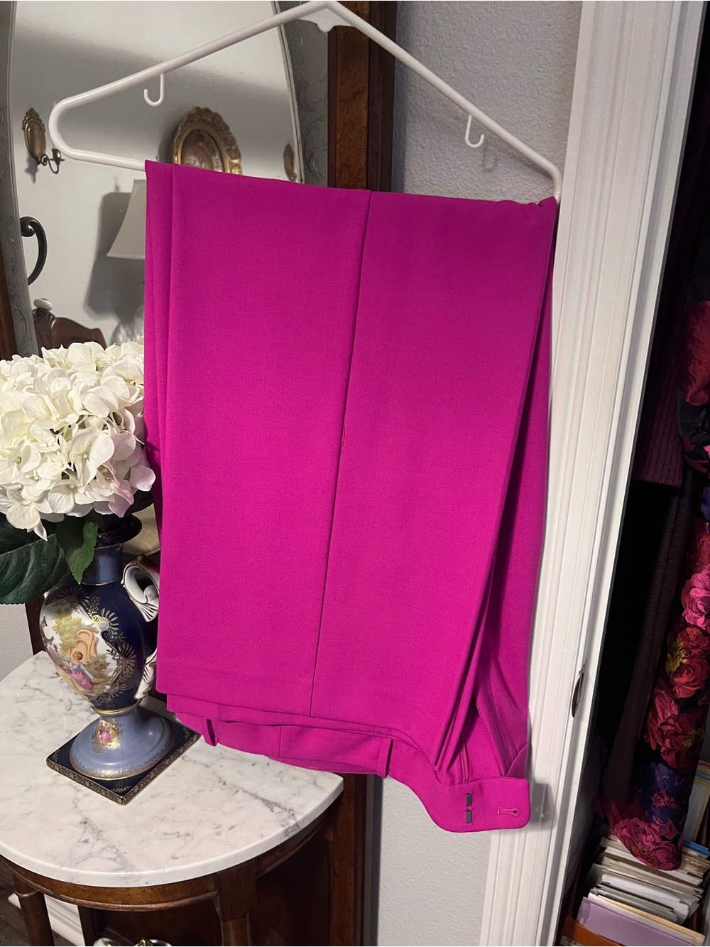 Talbots Hot Pink Wide-Leg Trousers